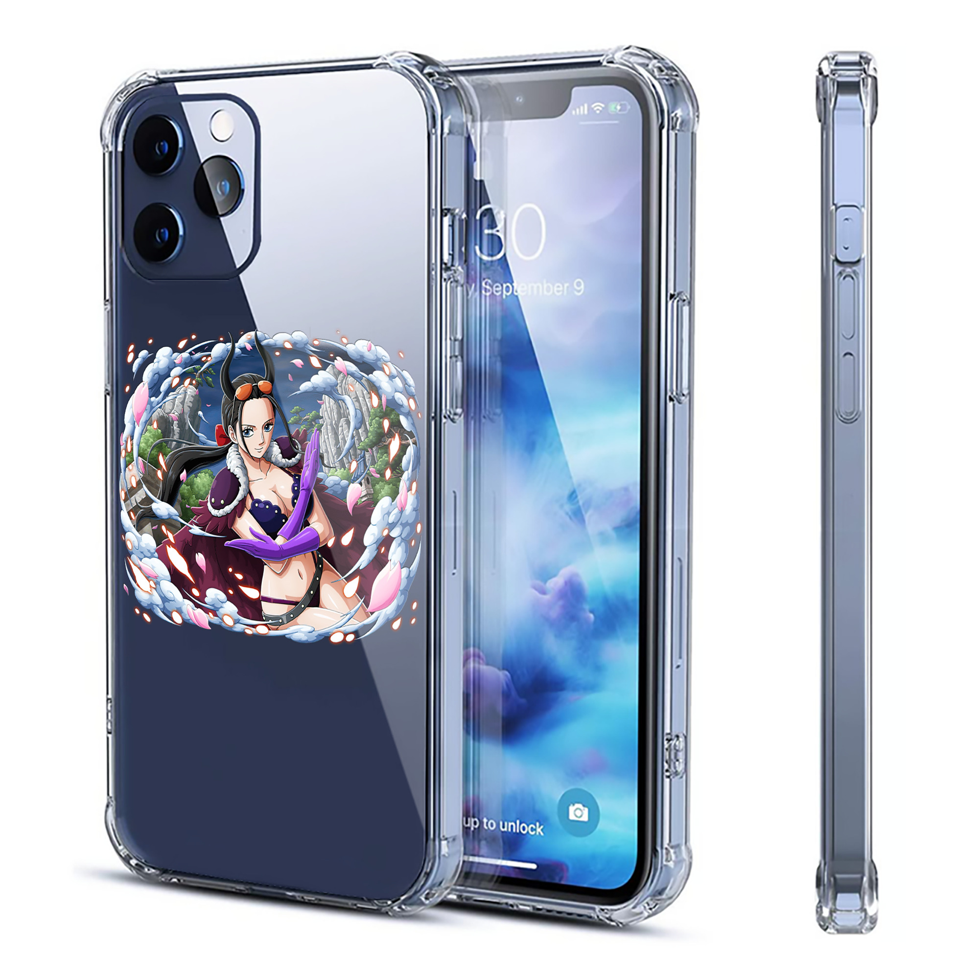 （画像用） ワンピース ニコ・ロビン ONE PIECE Nico Robin 【iPhone 12シリーズ対応】透明スマホケース（クリアソフトケース）